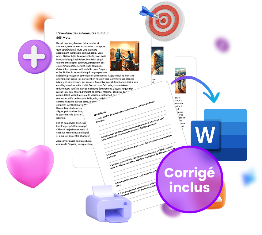 Four random themes with images