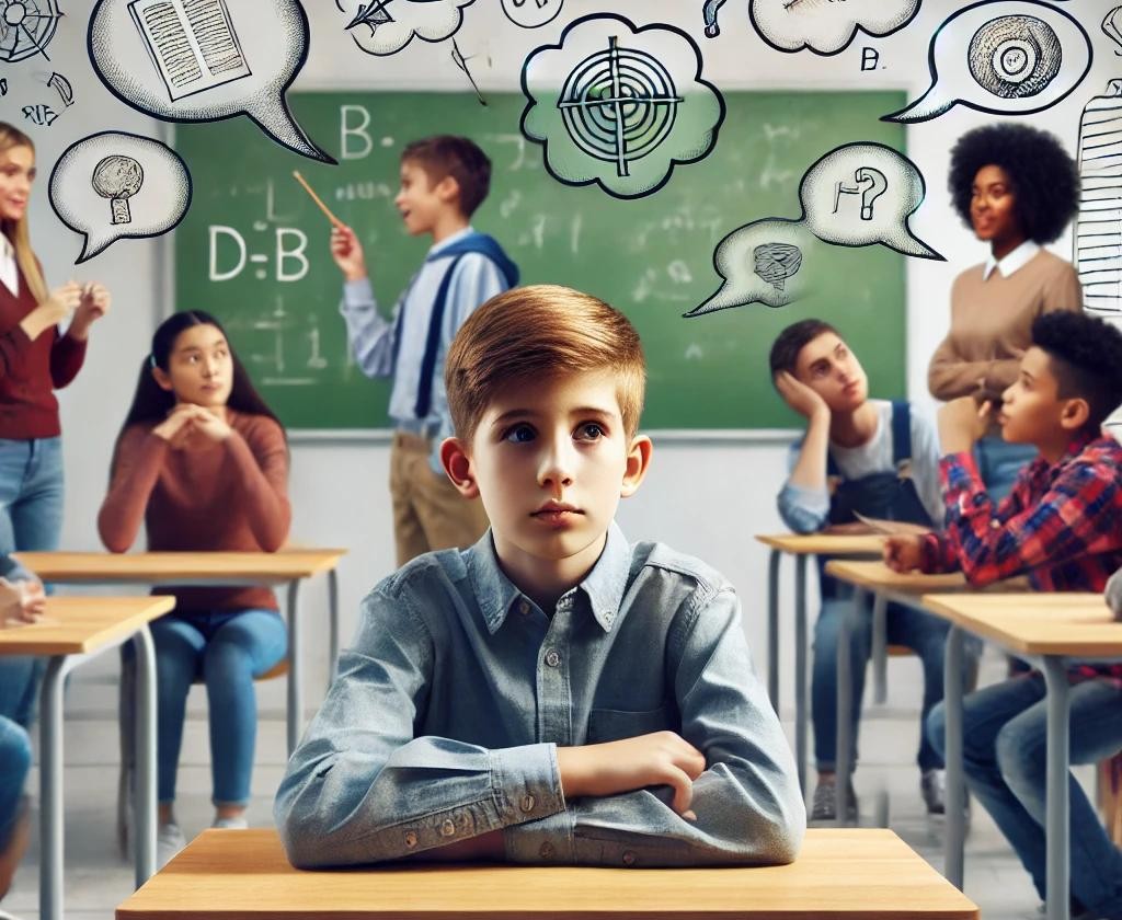 Élève atteint de TBL, confu en classe